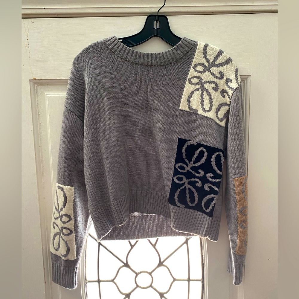 Loewe grey wool sweater